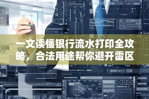 一文读懂银行流水打印全攻略,合法用途帮你避开雷区