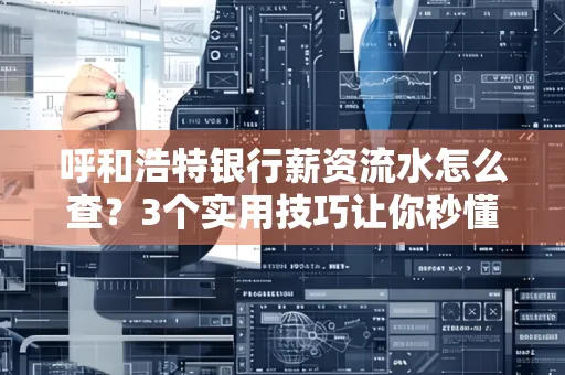 呼和浩特银行薪资流水怎么查?3个实用技巧让你秒懂