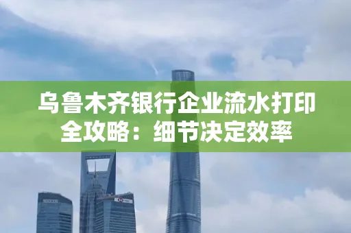 乌鲁木齐银行企业流水打印全攻略:细节决定效率
