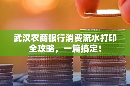 武汉农商银行消费流水打印全攻略,一篇搞定!
