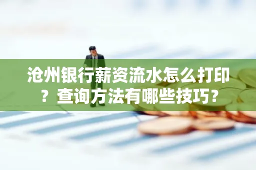 沧州银行薪资流水怎么打印?查询方法有哪些技巧?