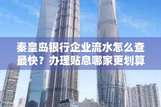 秦皇岛银行企业流水怎么查最快?办理贴息哪家更划算?