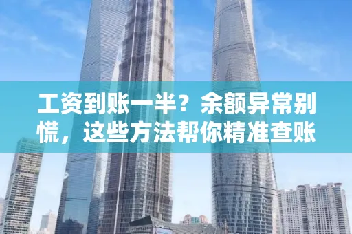 工资到账一半?余额异常别慌,这些方法帮你精准查账!