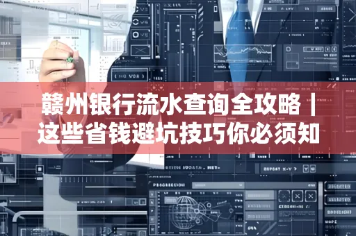 赣州银行流水查询全攻略|这些省钱避坑技巧你必须知道
