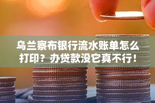 乌兰察布银行流水账单怎么打印？办贷款没它真不行！