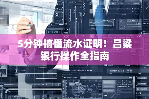 5分钟搞懂流水证明!吕梁银行操作全指南