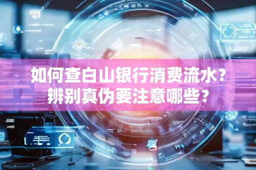 如何查白山银行消费流水?辨别真伪要注意哪些?
