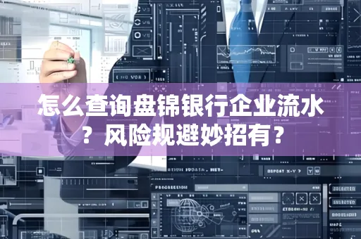 怎么查询盘锦银行企业流水?风险规避妙招有?
